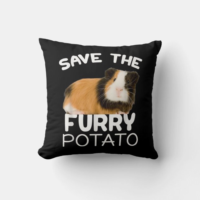 Mountain Guinea Pig - Sparen Furry Potato Kussen (Voorkant)