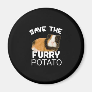 Mountain Guinea Pig - Sparen Furry Potato Magneet