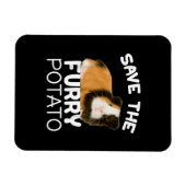 Mountain Guinea Pig - Sparen Furry Potato Magneet (Horizontaal)