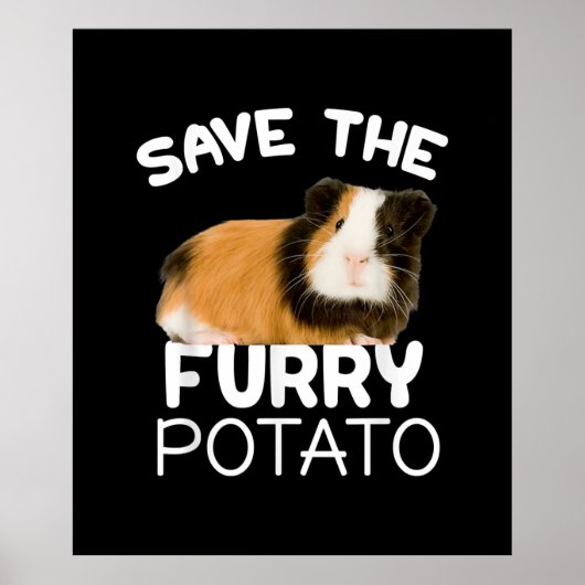 Mountain Guinea Pig - Sparen Furry Potato Poster (Voorkant)
