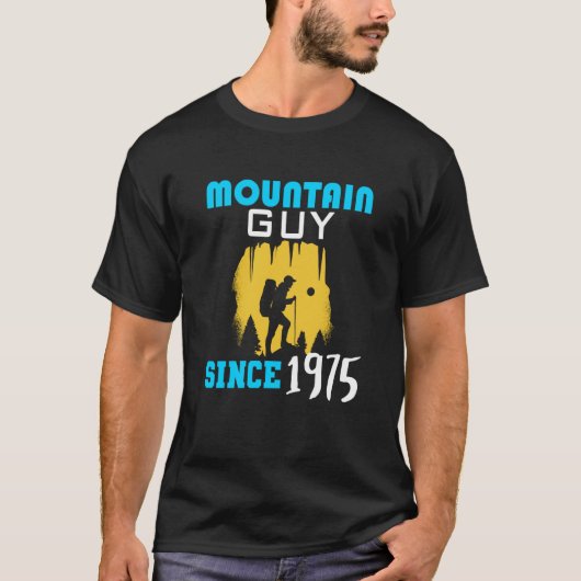 Mountain guy since 1975 t-shirt (Voorkant)