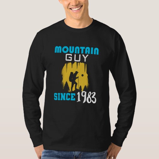 Mountain guy since 1983 t-shirt (Voorkant)
