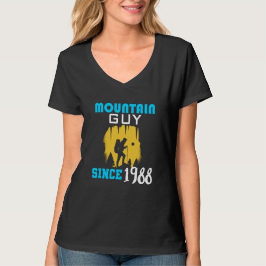 Mountain guy since 1988 t-shirt (Voorkant)