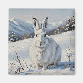 Mountain Hare in Schotland Reizen Magneet (Voorkant)