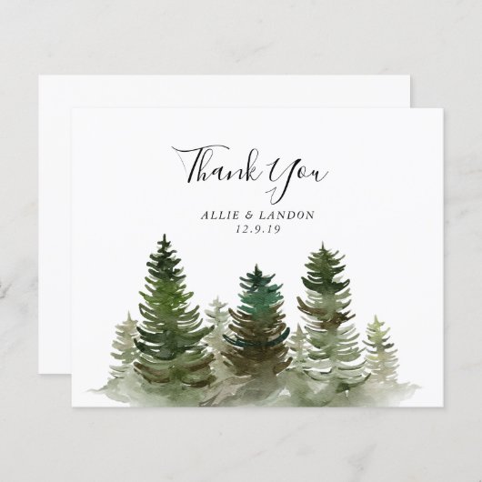 Mountain Hartelijk dank | Begroting (Voorkant / Achterkant)