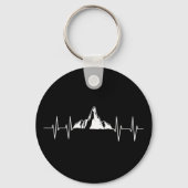 Mountain Heartbeat Sleutelhanger (Voorkant)
