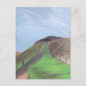 Mountain Hike Schilderij Print Briefkaart (Voorkant)