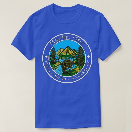 Mountain Hiker Beer Wilderness T-shirt (Design voorkant)