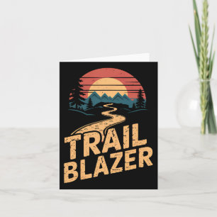  Mountain Hiker Trail Blazer Retro Hiking C Kaart