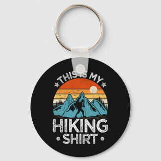 Mountain Hiking Adventure Vintage This Is My Hikin Sleutelhanger