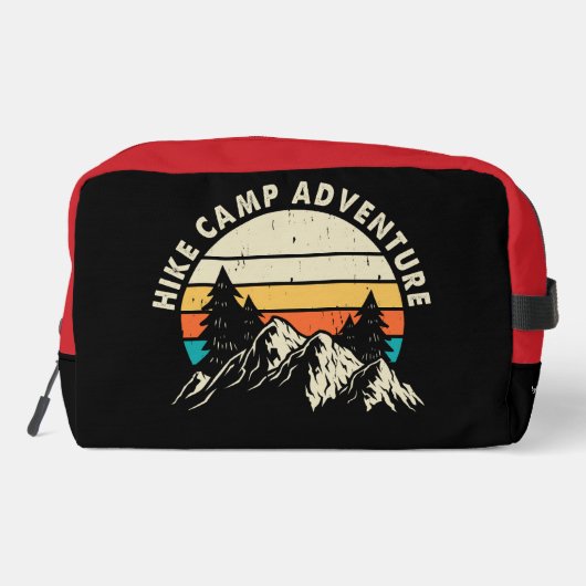 Mountain Hiking & Camping Adventure Toilettasje (Achterkant)