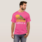 Mountain Hiking North Carolina Vakantie Gift - Ash T-shirt (Voorkant volledig)