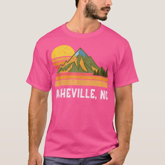 Mountain Hiking North Carolina Vakantie Gift - Ash T-shirt (Voorkant)