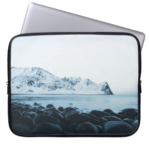 MOUNTAIN HOESJE MET SNEEUWFOTOGRAFIE LAPTOP SLEEVE