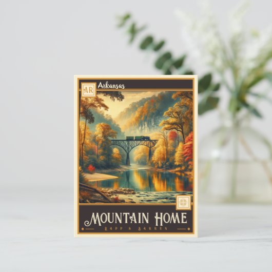 Mountain Home, Arkansas |  Briefkaart (Staand voorkant)