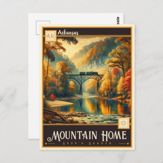 Mountain Home, Arkansas | Briefkaart (Voorkant / Achterkant)
