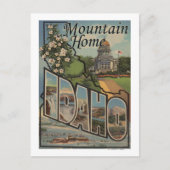 Mountain Home, Idaho - Large Letter Scenes Briefkaart (Voorkant)
