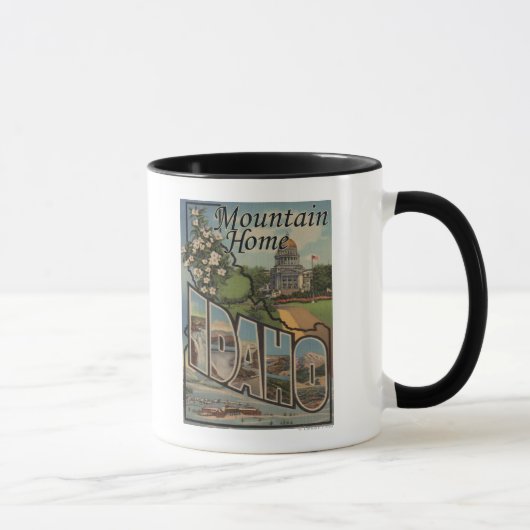 Mountain Home, Idaho - Large Letter Scenes Mok (Rechts)