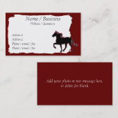 Mountain Horse Banner Profiel Visitekaartje (Voorkant / Achterkant)