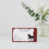 Mountain Horse Banner Profiel Visitekaartje (Staand voorkant)