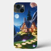 Mountain House iPhone Case - Natuur-geïnspireerd (Achterkant)