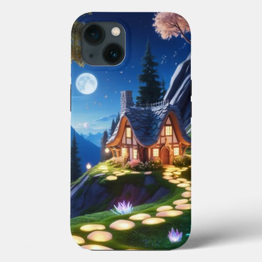 Mountain House iPhone Case - Natuur-geïnspireerd (Achterkant)