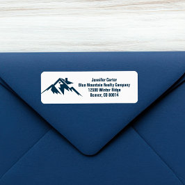 Mountain House Real Estate Company Retouradres Etiket