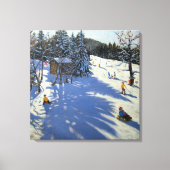 Mountain hut Morzine Canvas Afdruk (Voorkant)