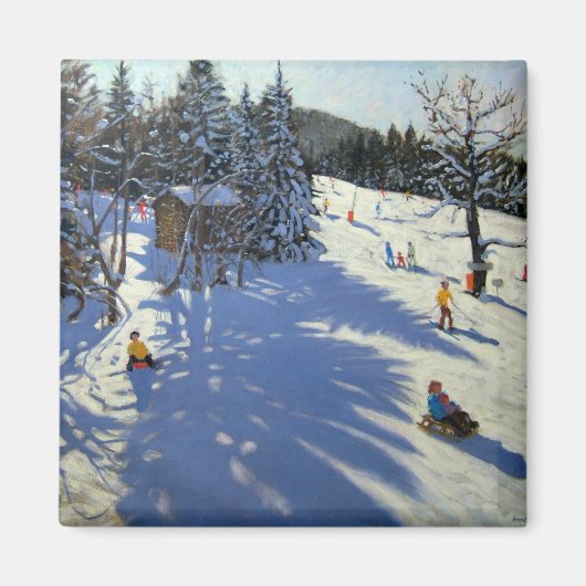 Mountain hut Morzine Magneet (Voorkant)