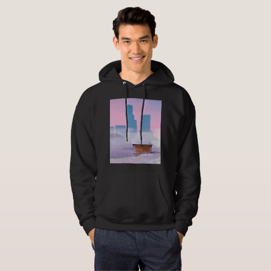 Mountain Hut voor Sky Scraper Hoodie (Voorkant volledig)