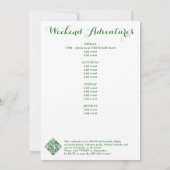 Mountain Huwelijk Sloppy Trail Joint Bach Weekend Kaart (Achterkant)