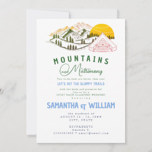 Mountain Huwelijk Sloppy Trail Joint Bach Weekend Kaart
