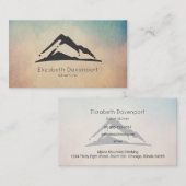 Mountain Illustratie in zwart Visitekaartje (Voorkant / Achterkant)