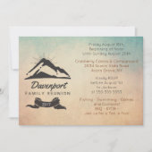 Mountain Illustration Rustic Family Reunion Uitnod Kaart (Voorkant)