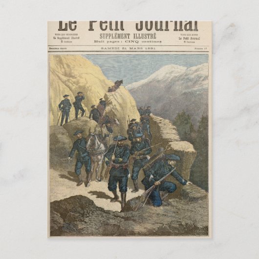 Mountain Infantrymen Briefkaart (Voorkant)