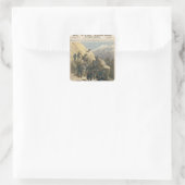Mountain Infantrymen Vierkante Sticker (Tas)