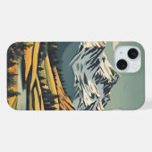 Mountain iPhone hoesje 15 Plus Case (Achterkant horizontaal)