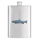 Mountain Island Lake North Carolina Fish Flacon (Voorkant)