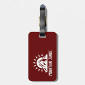 Mountain Junkie Bagagelabel (Achterkant verticaal)