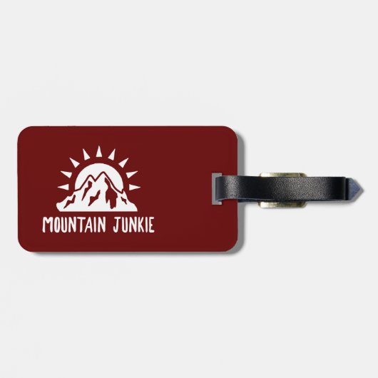Mountain Junkie Bagagelabel (Achterkant horizontaal)