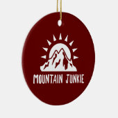 Mountain Junkie Keramisch Ornament (Rechts)