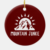 Mountain Junkie Keramisch Ornament (Achterkant)