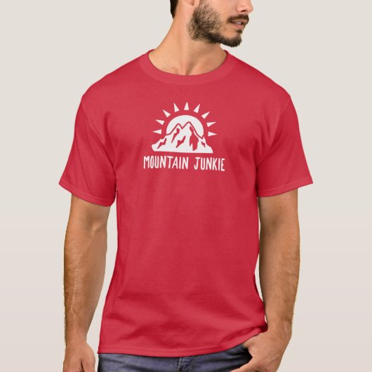 Mountain Junkie T-shirt (Voorkant)