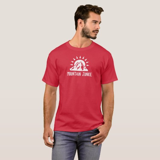 Mountain Junkie T-shirt (Voorkant volledig)