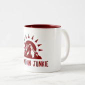 Mountain Junkie Tweekleurige Koffiemok (Voorkant rechts)