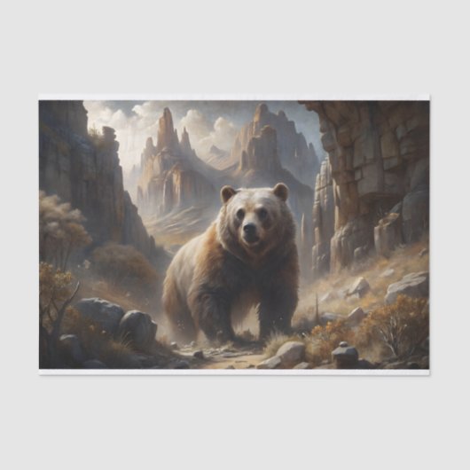 Mountain King Decoupage Tissuepapier (Voorkant)