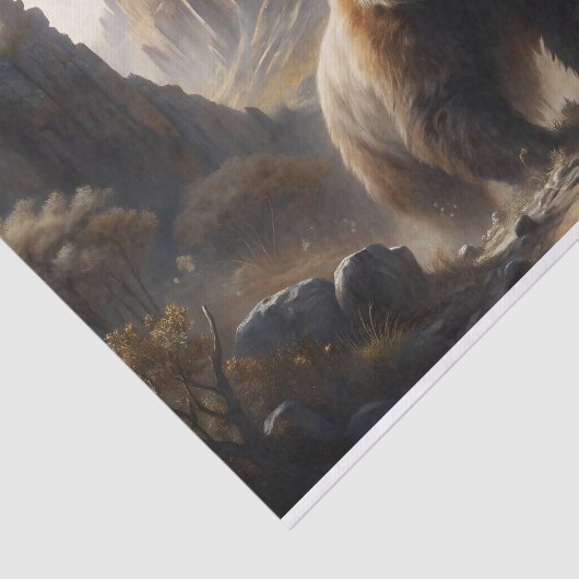 Mountain King Decoupage Tissuepapier (Detail)