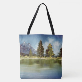 Mountain Lake Bag Tote Bag