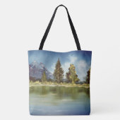 Mountain Lake Bag Tote Bag (Achterkant)