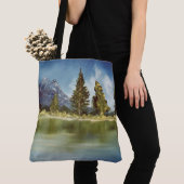 Mountain Lake Bag Tote Bag (Dichtbij)
